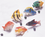 AZOO裝飾品-小熱帶魚 6隻/組